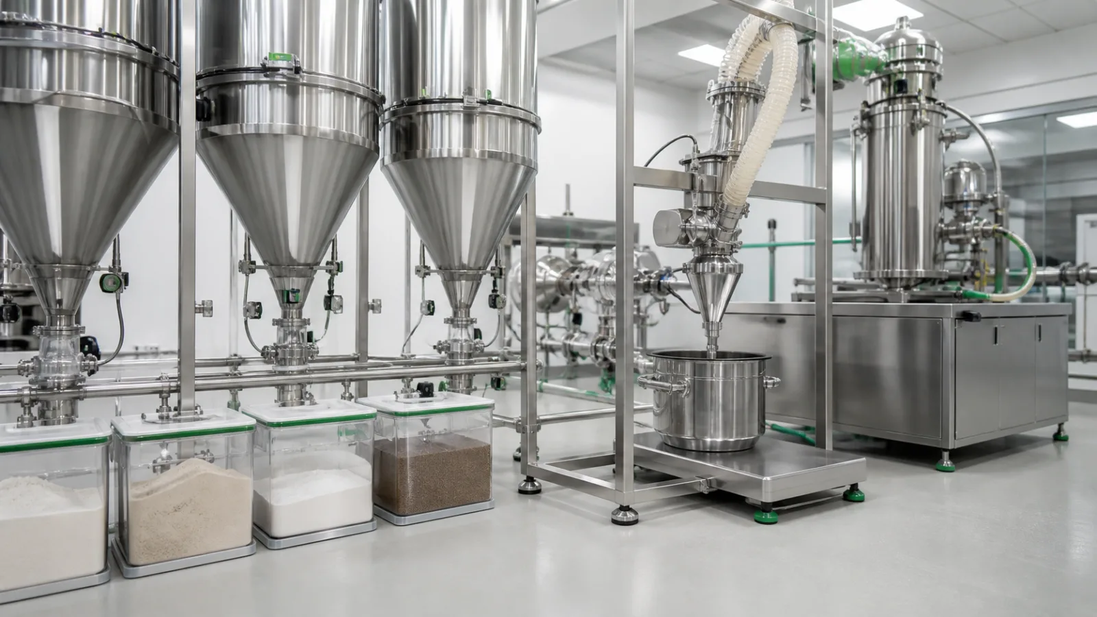 Food and Ingredients: Cleanable Level Measurement and Traceable Batch Weighing