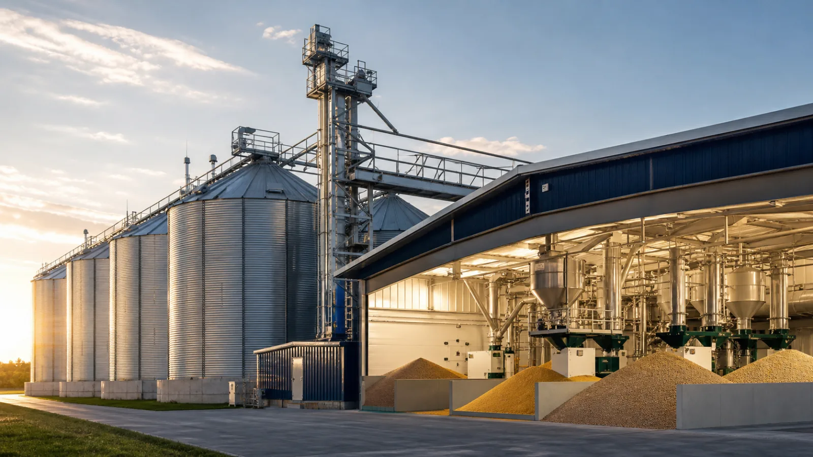 Grain and Feed: Silo Inventory, Blockage Prevention and Recipe Weighing