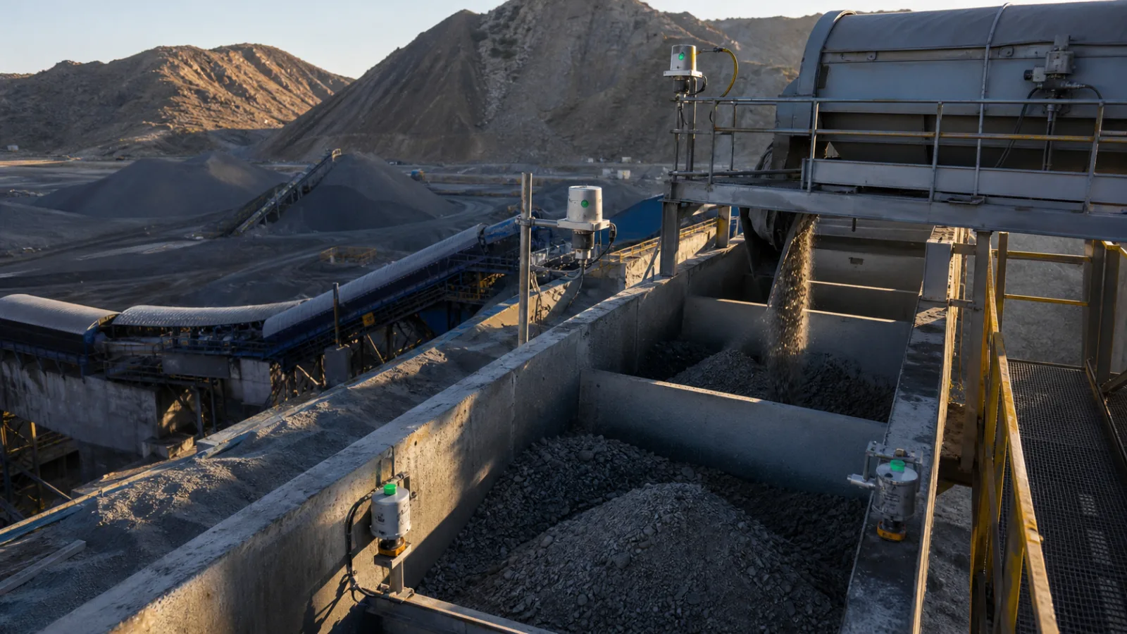 Mining and Minerals: Dust-Resistant, Impact-Tolerant Silo Monitoring