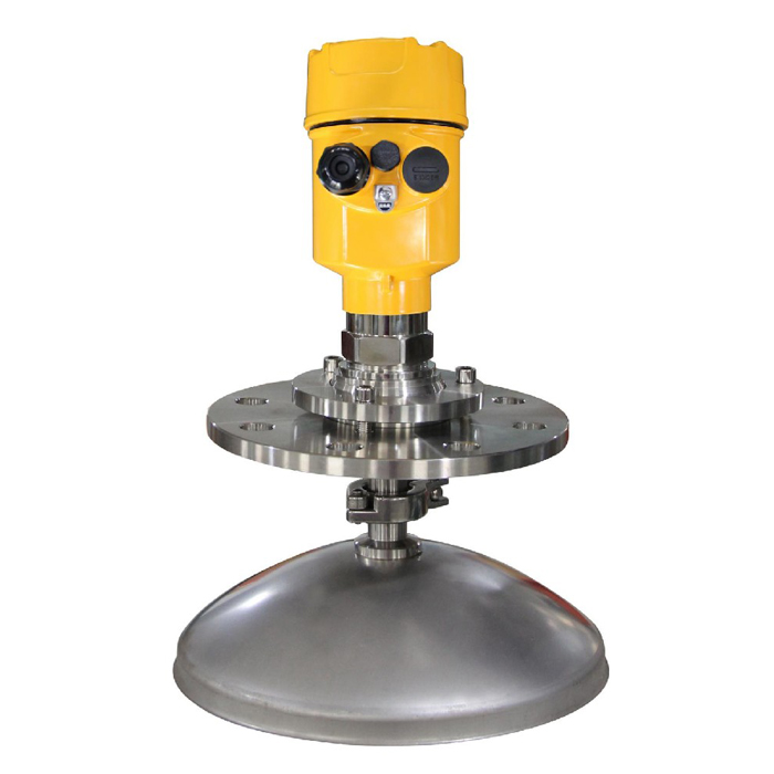 MV-RD904 with a wide parabolic reflector beneath its flange