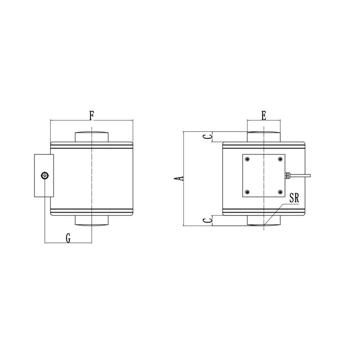 MV-LC0026 Compression Column Load Cell