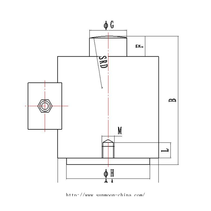 MV-LC0028 Compression Column Load Cell