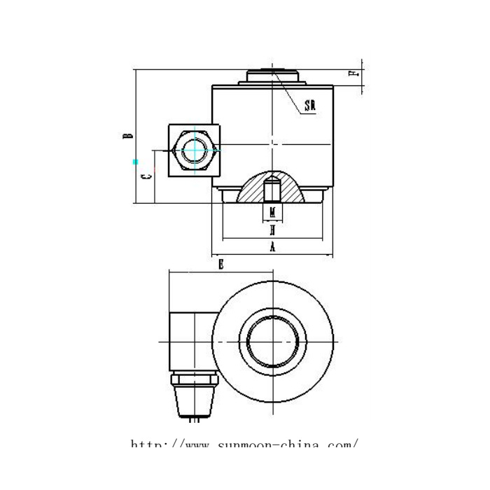 MV-LC0030 Compression Column Load Cell