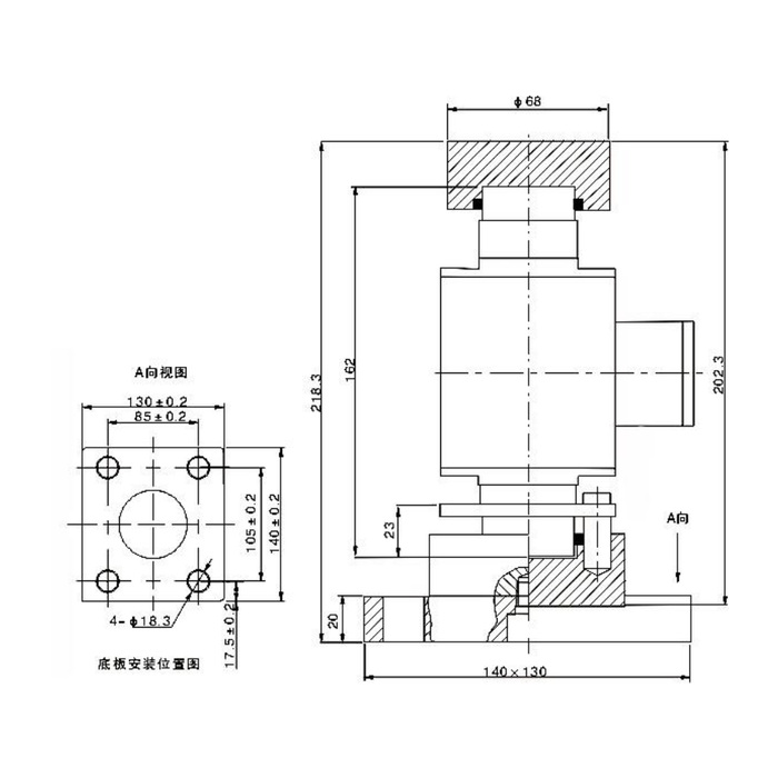 MV-LC0040 Heavy Duty Column Load Cell