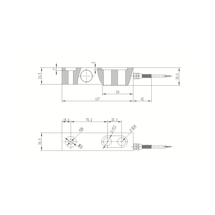 MV-LC0052 Cantilever Beam Load Cell