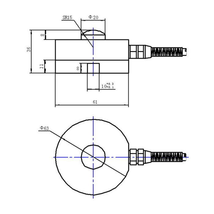 MV-LC0070 Миниатюрный тензодатчик