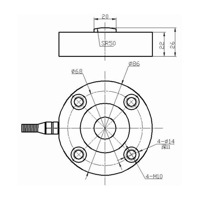 MV-LC0074 Miniature Load Cell