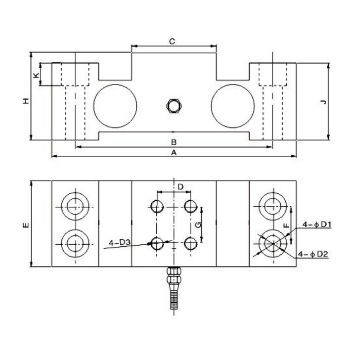 MV-LC0081 Pillow Block Load Cell