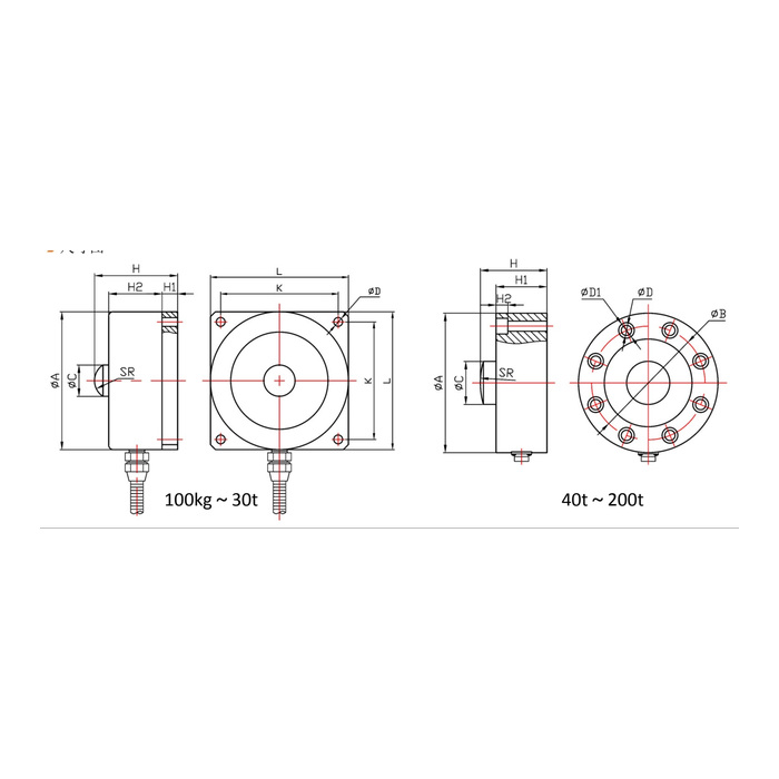 MV-LC0107 Spoke-Type Load Cell