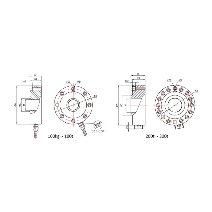 MV-LC0108 Spoke-Type Load Cell