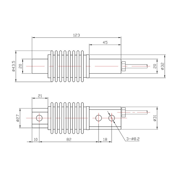 MV-LC0122 Bellows Cantilever Load Cell