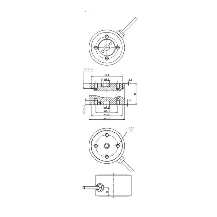 MV-LC0172 Canister Compression Load Cell