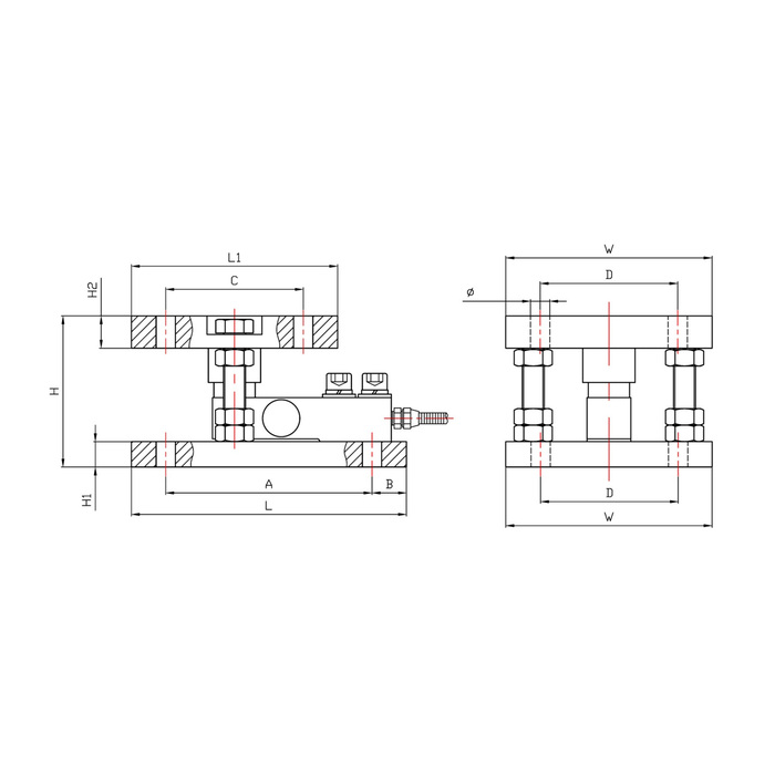 MV-WM0001 Cantilever Weigh Module